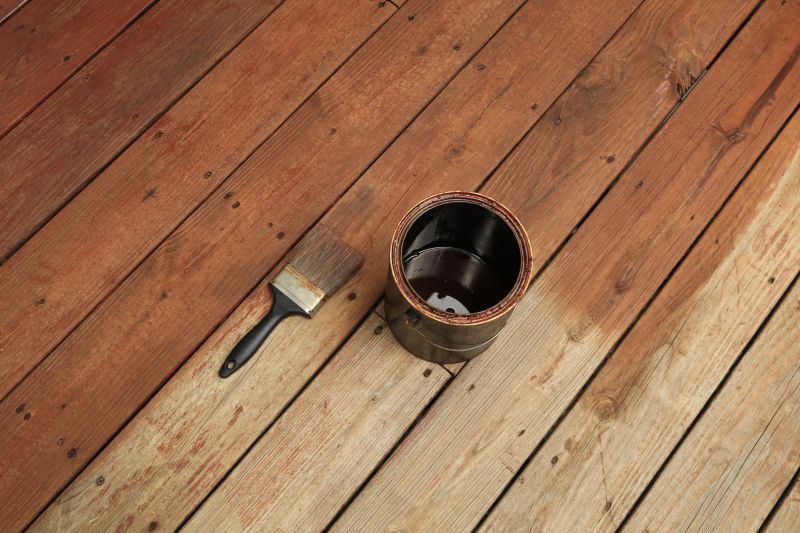 Close-up of Sanded Deck Surface